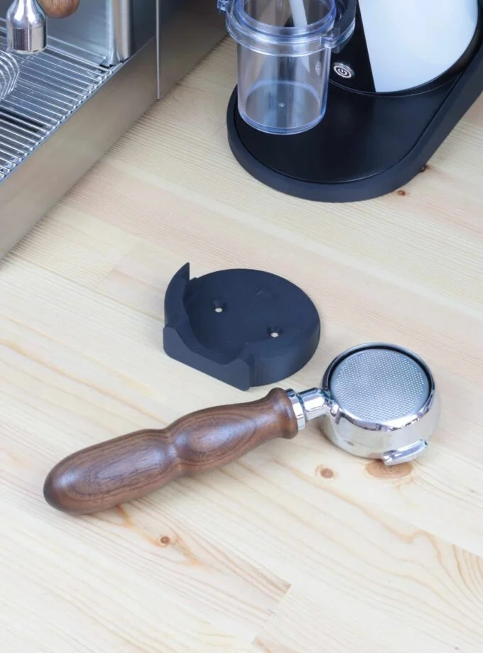 Portafilter Holder for Espresso Setup – Elegant Coffee Station Mount