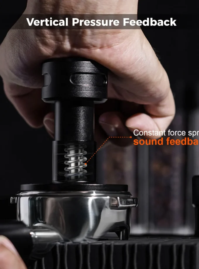 IKAPE Espresso Tamper V5 – Calibrated Coffee Tamper with Sound Feedback & Spring Pressure Control