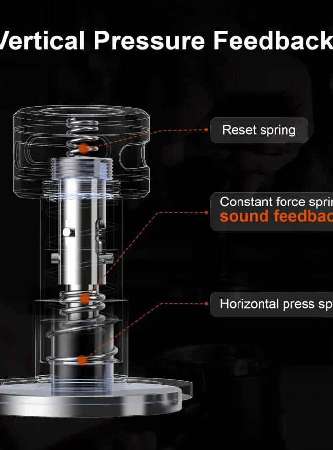IKAPE Espresso Tamper V5 – Calibrated Coffee Tamper with Sound Feedback & Spring Pressure Control